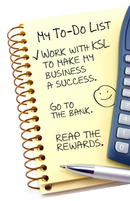 KSL to-do list: Work with KSL to make my business a success